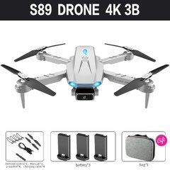 2022 novo mini zangão s89 pro 4k profesional hd câmera dupla wifi fpv drone altura preservação rc helicópteros dron quadcopter brinquedos VS drones kf102 F10 F9 F11pro2 l900 4k pro - Dr. Brauch