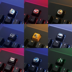 O transporte da gota legal metal overwatch esc keycap alu liga keycaps para tecl - comprar online