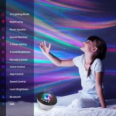 2022 inteligente wi fi voz led luzes da noite projetor estrelado aurora galaxy lâmpada com alexa & controle app para crianças adulto quarto decoração - comprar online