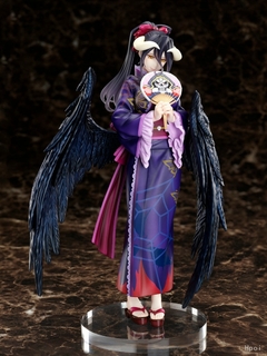 Brinquedos de bonecos de ação de anime em PVC, Overlord Albedo, Kimono Yukata, na internet