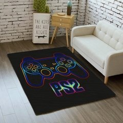 Tapetes do jogador da área de casa com design do controlador do jogo, tapetes antiderrapantes do assoalho para crianças, tapete do lance para a decoração sala de jogos tapis - loja online