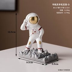 Enfeites de resina estatueta astronauta modelo casa decoração acessórios para sala estar presente aniversário moderno escritório decoração da mesa