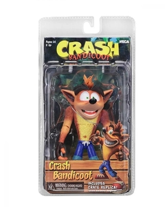 Figura de ação do crash jogo, figura anime, brinquedo, boneca, decoração de na internet