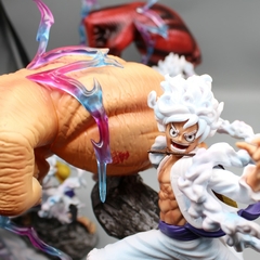 One Piece Nika Luffy Figura Anime, Três Formas de Armas, Figuras de Ação em P