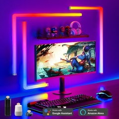 Atmosfera de jogos inteligente RGB luz LED, aplicativo Bluetooth, controle de vo - loja online