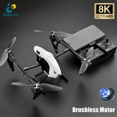 KS66 Mini Drone com câmera HD dupla, 8K, 5G, WiFi, grande angular, localizaçã