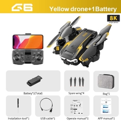 Drone Profissional KOHR-G6, 5G, 8K, Câmera HD, Fotografia Aérea, GPS RC Aviõe - comprar online