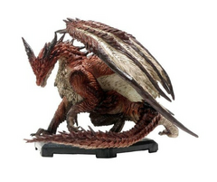 Hunter World-Figura de PVC limitada para crianças, modelos Dragon Monster, brin na internet