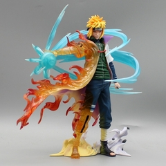 23cm Naruto Minato Namikaze Figura Anime Shippuden Duas Cabeças Evil Gk Quatro na internet