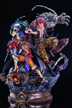 Imagem do One Piece Anime Action Figure Model, Luffy Eustass, Trafalgar D Water Law, Decor