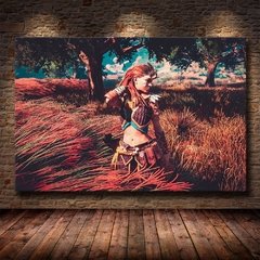 Arte da parede pintura em tela hd impressão cartaz moderno popular jogo online horizonte zero amanhecer menino decoração da parede quarto cuadros