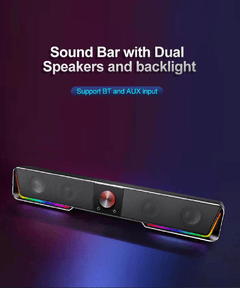 Imagem do Redragon gs570 darknets surpport bluetooth aux 3.5mm estéreo surround alto-falante rgb coluna barra de som para computador