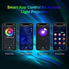 2022 inteligente wi fi voz led luzes da noite projetor estrelado aurora galaxy lâmpada com alexa & controle app para crianças adulto quarto decoração - Dr. Brauch