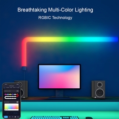 Imagem do Atmosfera de jogos inteligente RGB luz LED, aplicativo Bluetooth, controle de vo