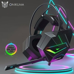 ONIKUMA-X20 Dynamic Gaming Headset com microfone, fones de ouvido, som surround, - Dr. Brauch