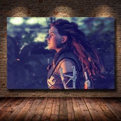 Arte da parede pintura em tela hd impressão cartaz moderno popular jogo online horizonte zero amanhecer menino decoração da parede quarto cuadros