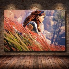 Arte da parede pintura em tela hd impressão cartaz moderno popular jogo online horizonte zero amanhecer menino decoração da parede quarto cuadros na internet