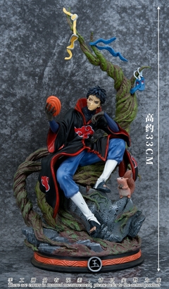 Naruto Shippuden Anime Action Figure PVC, Estátua Uchiha Obito, Akatsuki Tobi,