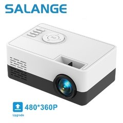 Salange j15 pro led mini projetor para o cinema em casa 480x360 pixels 1080p suportado hdmi-compatível usb áudio vídeo mini beamer