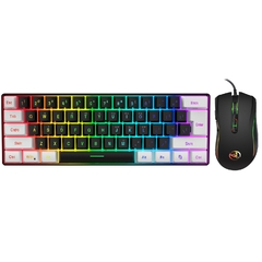 Combos Backlight de Teclado e Mouse para PUBG Gamer, 61 Teclas, Com Fio, Branco, - loja online