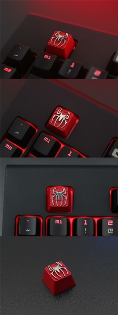 O transporte da gota legal metal overwatch esc keycap alu liga keycaps para tecl