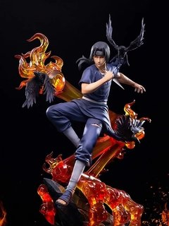 Imagem do Naruto gk figura de ação shippuden anime modelo uzumaki uchiha itachi akatsuki pvc estátua brinquedos colecionáveis boneca figma para crianças