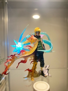 23cm Naruto Minato Namikaze Figura Anime Shippuden Duas Cabeças Evil Gk Quatro - comprar online