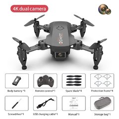 Imagem do 2022 l23 mini zangão 4k hd câmera dupla drones wifi fpv altura manter pequeno dobrável quadcopter rc dron brinquedo para crianças menino presente