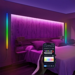 Imagem do Atmosfera de jogos inteligente RGB luz LED, aplicativo Bluetooth, controle de vo