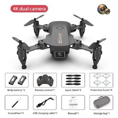 2022 l23 mini zangão 4k hd câmera dupla drones wifi fpv altura manter pequeno dobrável quadcopter rc dron brinquedo para crianças menino presente - comprar online