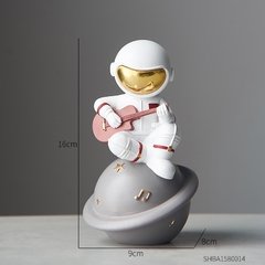 Enfeites de resina estatueta astronauta modelo casa decoração acessórios para sala estar presente aniversário moderno escritório decoração da mesa - Dr. Brauch