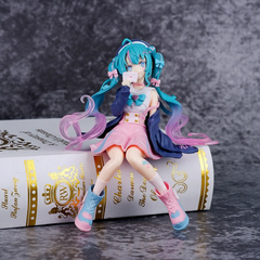 Bonito Kawaii Anime Manga Estátua, Estatuetas Virtual Singer, PVC Action Figure - loja online