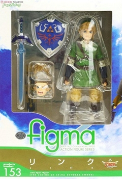 A lenda de zelda skyward espada 14cm link figura de ação figma 153 acessórios - loja online