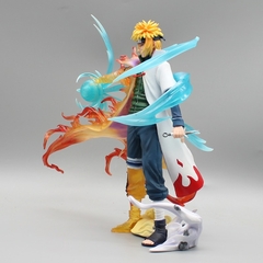 23cm Naruto Minato Namikaze Figura Anime Shippuden Duas Cabeças Evil Gk Quatro