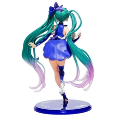 Hatsune Miku Boneca Modelo PVC para Meninas, Figurais Anime, Orelhas De Coelho,