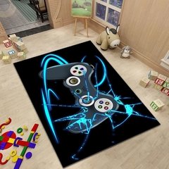 Tapetes do jogador da área de casa com design do controlador do jogo, tapetes antiderrapantes do assoalho para crianças, tapete do lance para a decoração sala de jogos tapis - comprar online