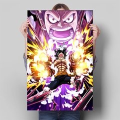 Imagem do Anime japonês uma peça pintura em tela personagem luffy poster arte da parede decoração casa sala de estar quarto