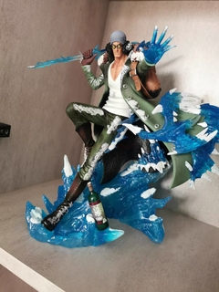 One Piece Anime Action Figure, Aokiji Kuzan, Estátua Gk Pvc, 2 Cabeças, 2 Mão na internet