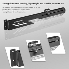 COOLMOON GT8 Bracket Placa Gráfica, Titular Placa de Vídeo, Síncrona Decoraç - comprar online