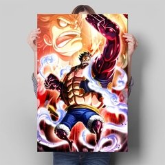 Anime japonês uma peça pintura em tela personagem luffy poster arte da parede decoração casa sala de estar quarto