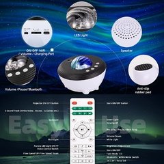 2022 inteligente wi fi voz led luzes da noite projetor estrelado aurora galaxy lâmpada com alexa & controle app para crianças adulto quarto decoração na internet