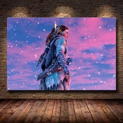 Arte da parede pintura em tela hd impressão cartaz moderno popular jogo online horizonte zero amanhecer menino decoração da parede quarto cuadros na internet