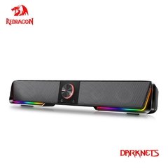 Redragon gs570 darknets surpport bluetooth aux 3.5mm estéreo surround alto-falante rgb coluna barra de som para computador