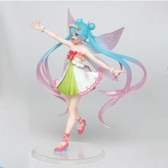 Hatsune Miku Fairy Vocaloid Anime Action Figure, Modelo de Coleção Kawaii, Bon na internet