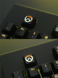 O transporte da gota legal metal overwatch esc keycap alu liga keycaps para tecl