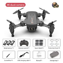 2022 l23 mini zangão 4k hd câmera dupla drones wifi fpv altura manter pequeno dobrável quadcopter rc dron brinquedo para crianças menino presente