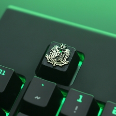 O transporte da gota legal metal overwatch esc keycap alu liga keycaps para tecl