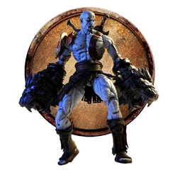 Figura de Ação NECA God of War Fantasma de Esparta Kratos Em Ares Armadura W B