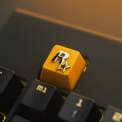 O transporte da gota legal metal overwatch esc keycap alu liga keycaps para tecl na internet