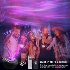 Imagem do 2022 inteligente wi fi voz led luzes da noite projetor estrelado aurora galaxy lâmpada com alexa & controle app para crianças adulto quarto decoração